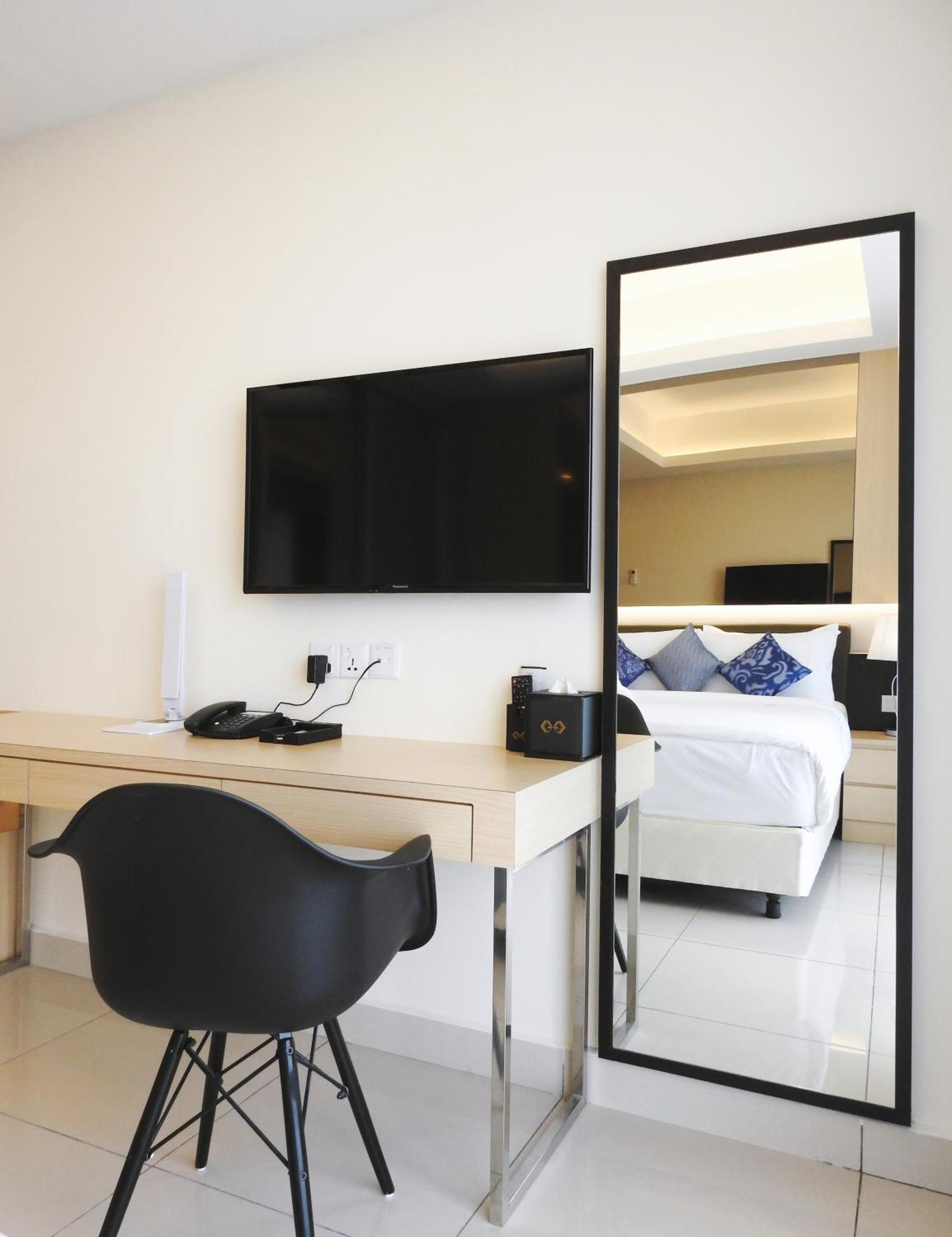 فندق غراند أيون ديليمن مرتفعات جنتنغ المظهر الخارجي الصورة A television in a hotel room